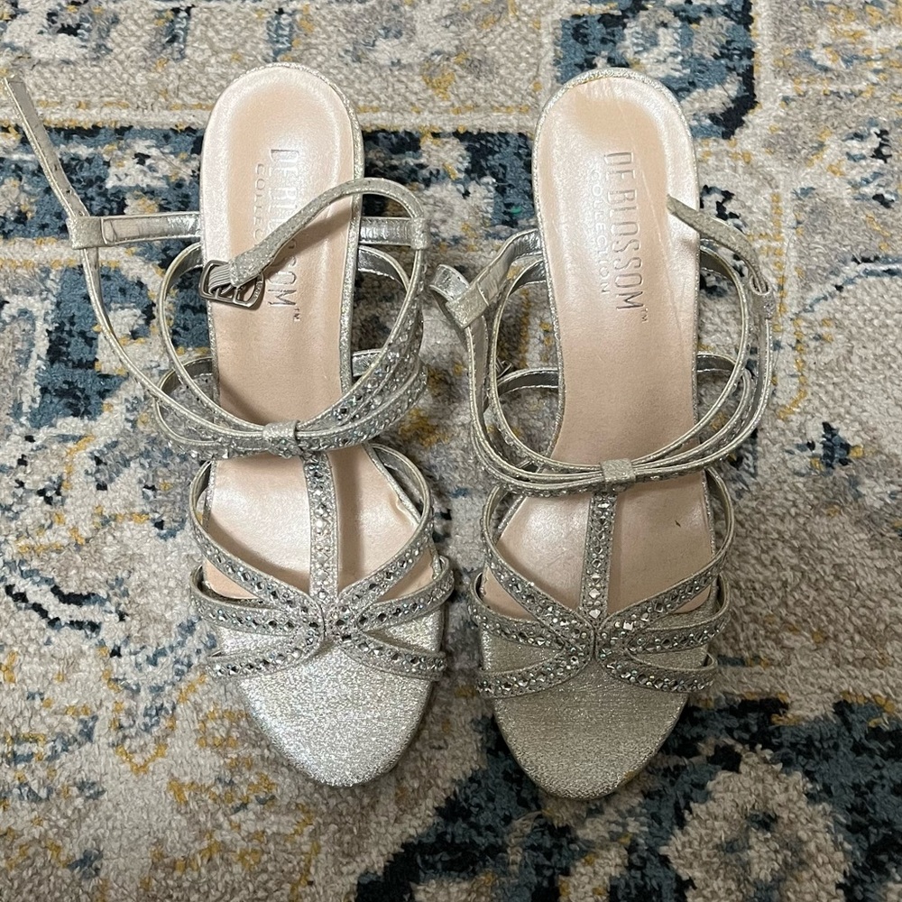 De Blossom Silver Heels